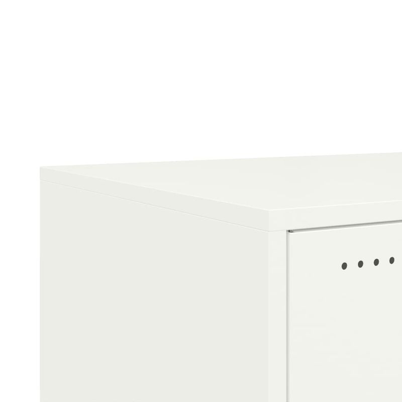 Casa si Gradina - Mobilier - Mese si birouri - Masute de cafea - Masuta de cafea, alb, 68x50x43,5 cm, otel laminat la rece - Infinity.ro