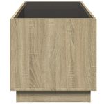 Casa si Gradina - Mobilier - Mese si birouri - Masute de cafea - Masuta de cafea cu LED infinity, stejar sonoma, 70x50x50 cm - Infinity.ro