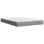 Casa si Gradina - Mobilier - Paturi si accesorii - Paturi - Pat continental, gri deschis, 140x200 cm, material textil - Infinity.ro