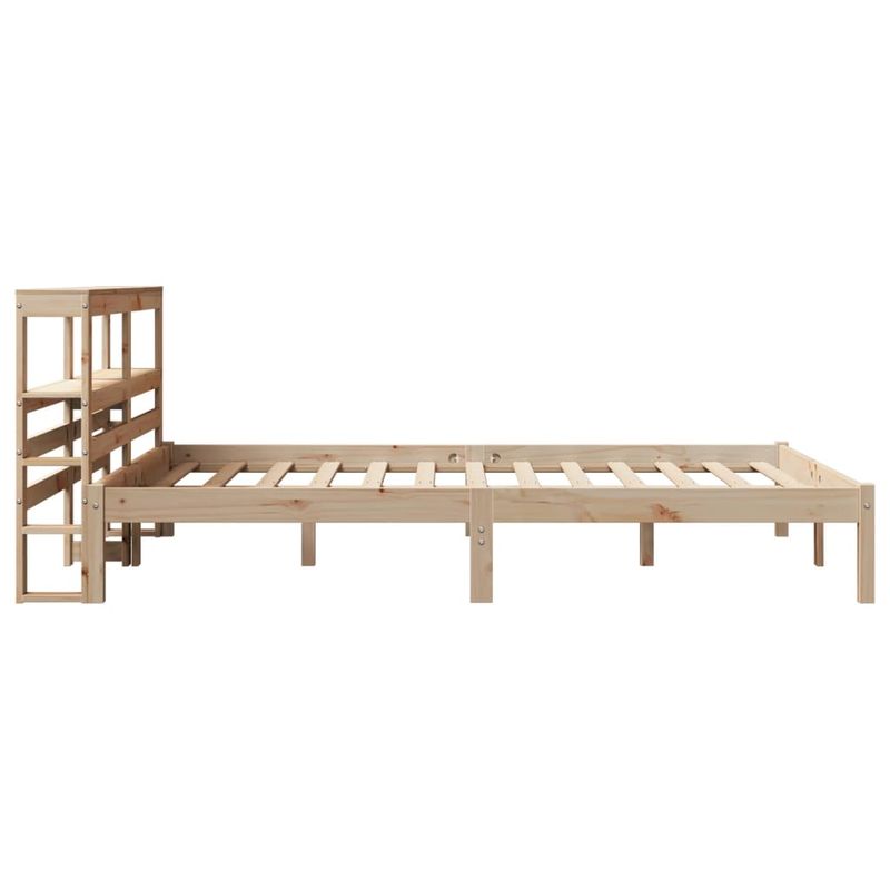 Casa si Gradina - Mobilier - Paturi si accesorii - Paturi - Cadru de pat fara saltea, 160x200 cm, lemn masiv pin - Infinity.ro