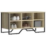 Casa si Gradina - Mobilier - Organizare si depozitare - Organizator incaltaminte - Pantofar, stejar sonoma, 90x38x45,5 cm, lemn prelucrat - Infinity.ro