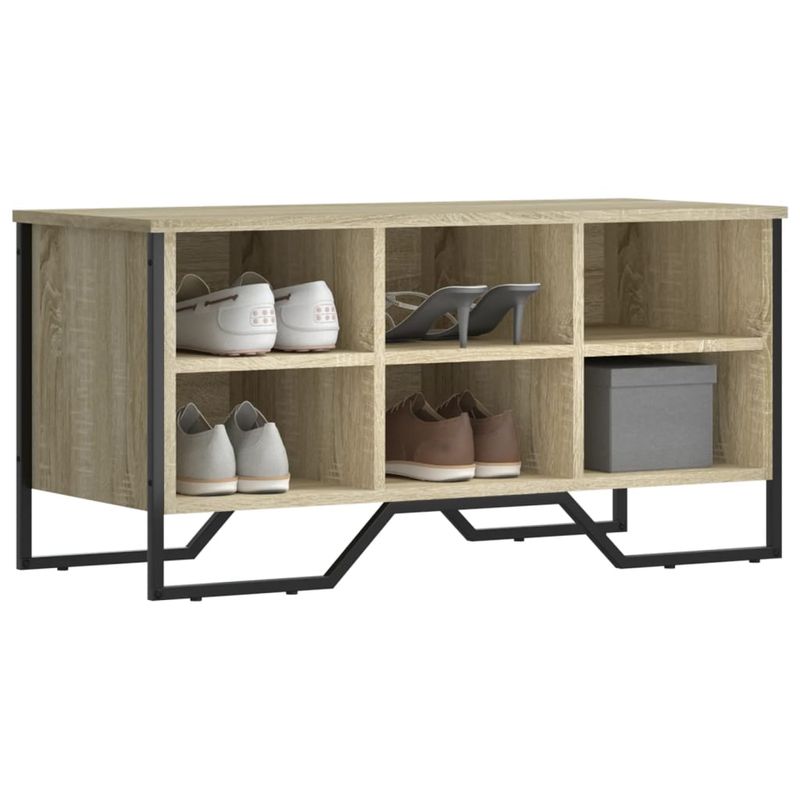 Casa si Gradina - Mobilier - Organizare si depozitare - Organizator incaltaminte - Pantofar, stejar sonoma, 90x38x45,5 cm, lemn prelucrat - Infinity.ro