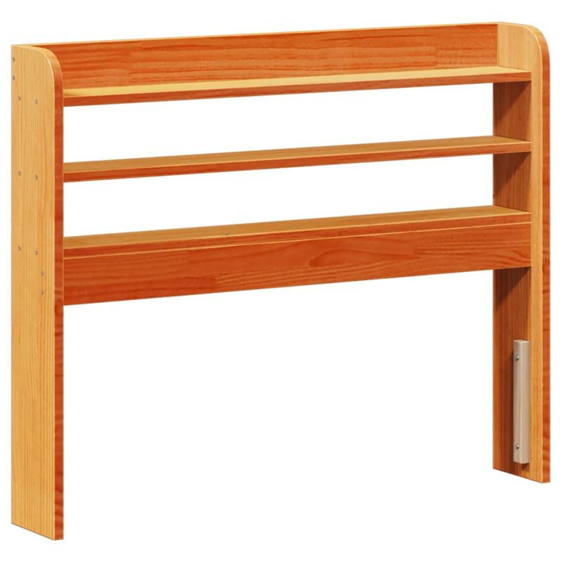 Casa si Gradina - Mobilier - Paturi si accesorii - Paturi - Cadru pat fara saltea, maro ceruit, 90x190 cm, lemn masiv pin - Infinity.ro