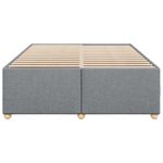 Casa si Gradina - Mobilier - Paturi si accesorii - Paturi - Cadru de pat fara saltea, gri deschis, 160x200 cm, textil - Infinity.ro