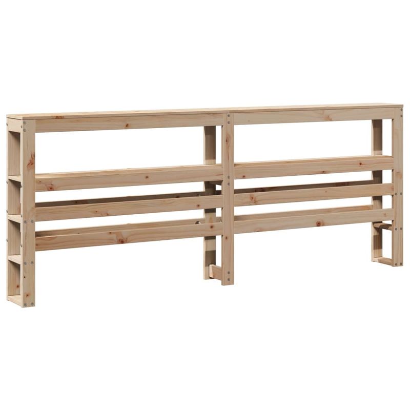 Casa si Gradina - Mobilier - Paturi si accesorii - Paturi - Cadru de pat fara saltea, 200x200 cm, lemn masiv pin - Infinity.ro