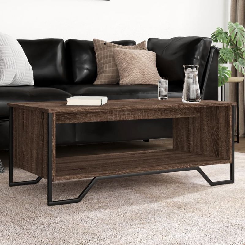 Casa si Gradina - Mobilier - Mese si birouri - Masute de cafea - Masuta de cafea, stejar maro, 100x51x40 cm, lemn prelucrat - Infinity.ro