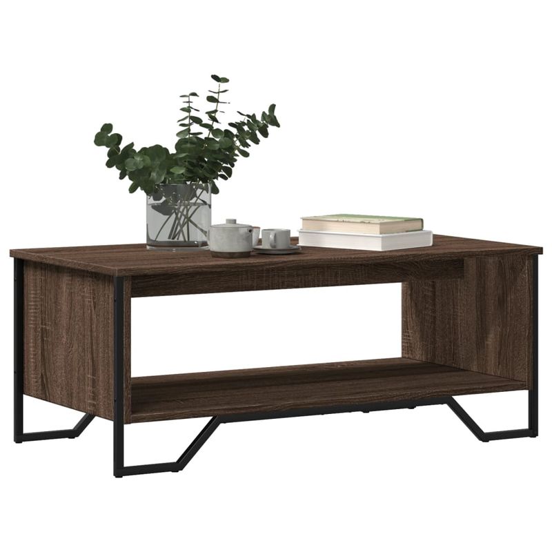Casa si Gradina - Mobilier - Mese si birouri - Masute de cafea - Masuta de cafea, stejar maro, 100x51x40 cm, lemn prelucrat - Infinity.ro