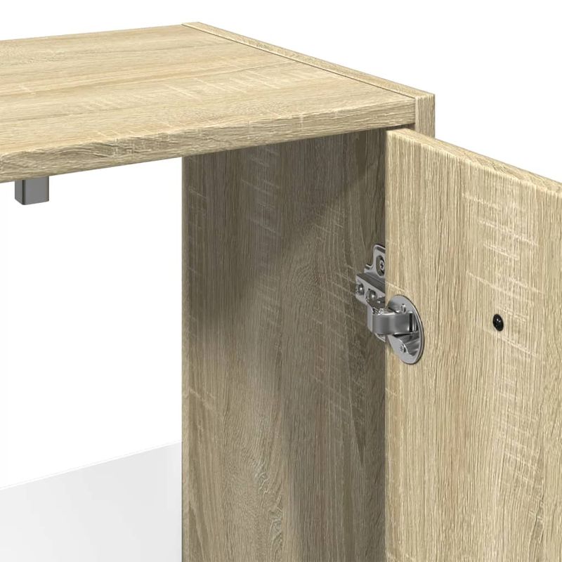 Casa si Gradina - Mobilier - Mobilier baie - Comode baie - Dulap chiuveta baie, stejar sonoma, 60x33x60 cm, lemn prelucrat - Infinity.ro