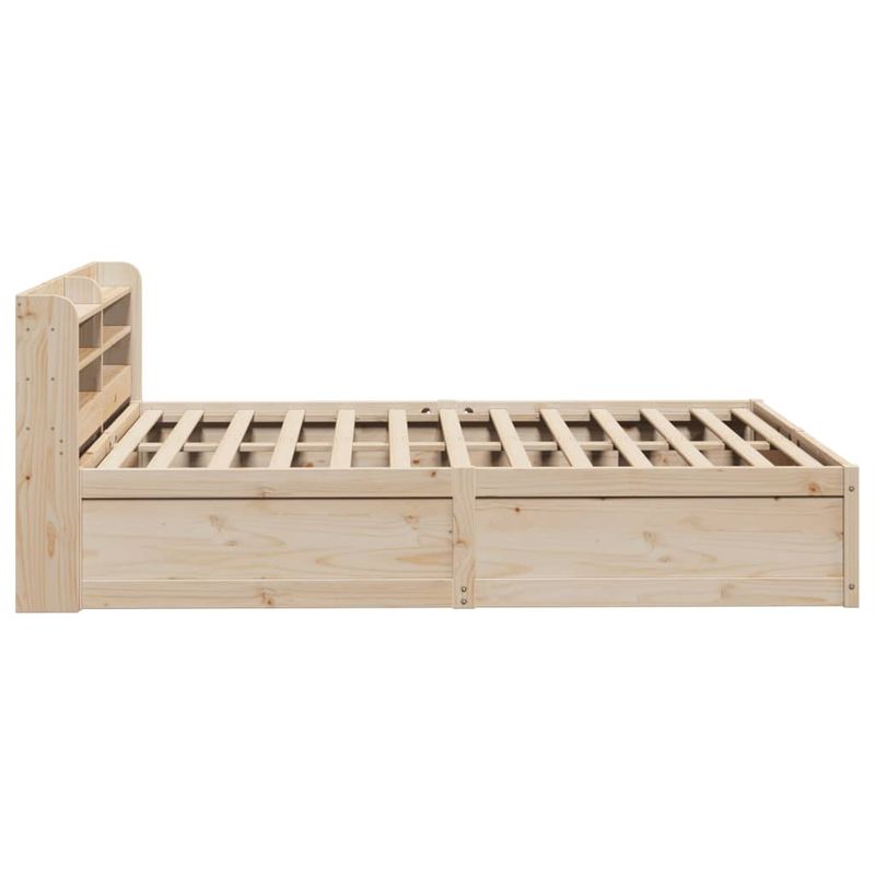 Casa si Gradina - Mobilier - Paturi si accesorii - Paturi - Cadru de pat cu tablie, 120x190 cm, lemn masiv pin - Infinity.ro