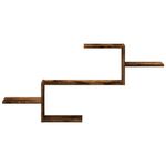 Casa si Gradina - Mobilier - Biblioteci si rafturi - Rafturi - Raft de perete, stejar fumuriu, 104x15x49 cm, lemn prelucrat - Infinity.ro