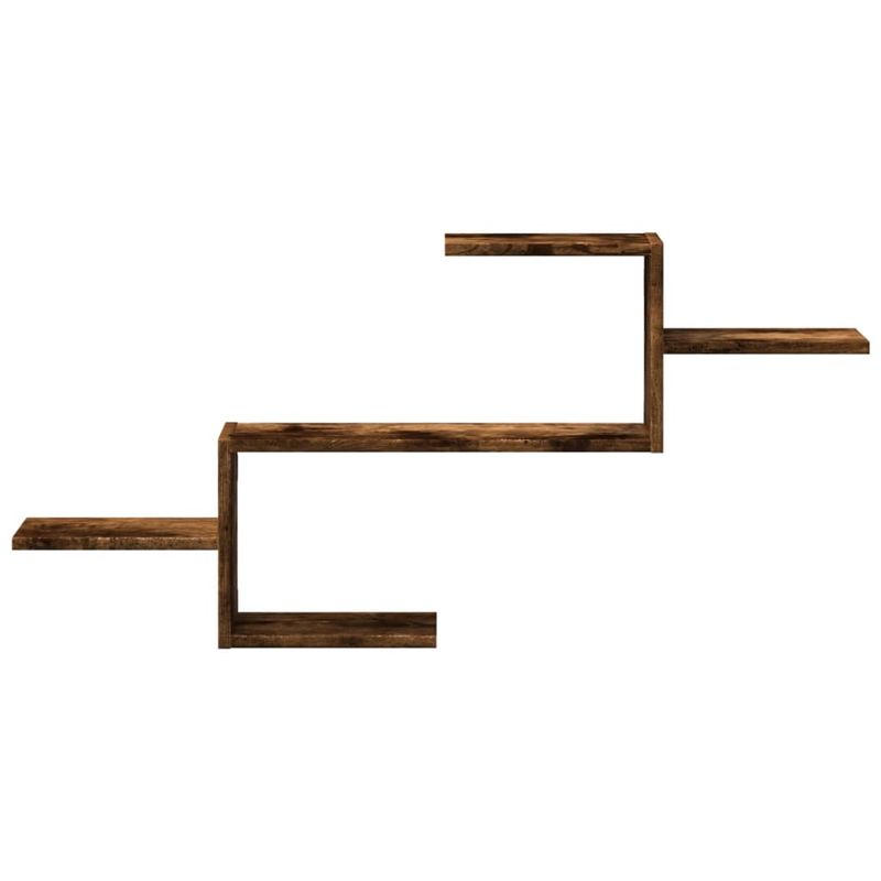 Casa si Gradina - Mobilier - Biblioteci si rafturi - Rafturi - Raft de perete, stejar fumuriu, 104x15x49 cm, lemn prelucrat - Infinity.ro