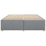 Casa si Gradina - Mobilier - Paturi si accesorii - Paturi - Cadru de pat fara saltea, gri deschis, 200x200 cm, textil - Infinity.ro