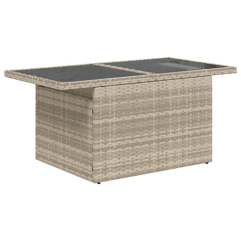 Casa si Gradina - Gradina si terasa - Mobilier exterior - Seturi mobila gradina - Set canapele de gradina cu perne, 7piese gri deschis poliratan - Infinity.ro