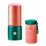 Electronice si Electrocasnice - Electrocasnice bucatarie - Mixere, tocatoare & roboti de bucatarie - Blendere si mini tocatoare - Mini Blender Electric, Kerisson Easy Mix, extra pahar borosilicat rezerva, 60 W, 16.000 RPM, Portabil, Multifunctional - Infinity.ro