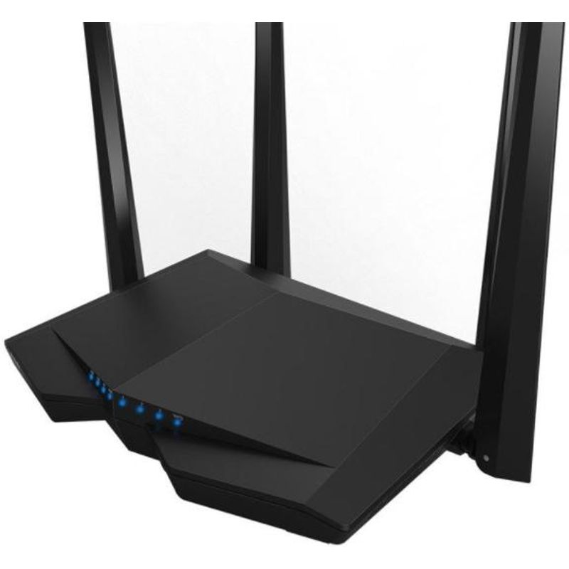 PC, gaming si accesorii - Retelistica - Wireless - Routere Wireless - Router Tenda AC6 1200 Mgb/s , Gaming si UHD streaming , 4 antene 5G , wireless puternic  , dual-band, negru - Infinity.ro