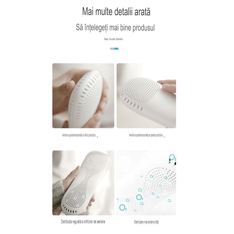 Market - Spalare si intretinere rufe - Uscatoare de rufe si accesorii - Uscator de pantofi multifunctional Arvada MP30 cu functie de deodorizare si programare, 360° incalzire uniforma - Infinity.ro