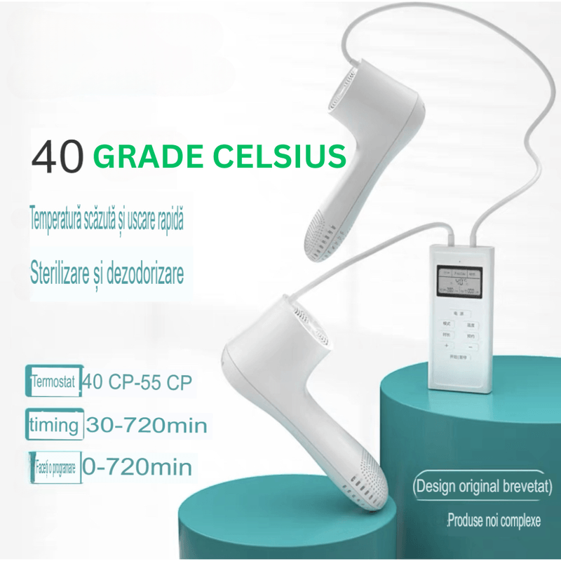 Market - Spalare si intretinere rufe - Uscatoare de rufe si accesorii - Uscator de pantofi multifunctional Arvada MP30 cu functie de deodorizare si programare, 360° incalzire uniforma - Infinity.ro