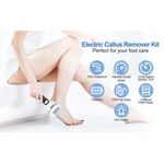 Ingrijire personala si Cosmetice - Manichiura si pedichiura - Truse manichiura si pedichiura - Pila electrica set 10 bucati pentru talpi si calcaie ONULISS V-601, Display Digital, Led, Acumulator 1200 mAh, - Infinity.ro