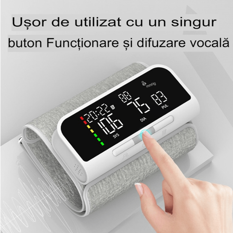 Ingrijire personala si Cosmetice - Sanatate si wellness - Aparate medicale - Tensiometre - Tensiometru de Brat Digital AOJ Medical 33A , Baterie Reincarcabila, Masurare Tensiune Sistolica/Diastolica - Infinity.ro