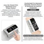 Ingrijire personala si Cosmetice - Sanatate si wellness - Aparate medicale - Tensiometre - Tensiometru de Brat Digital AOJ Medical 33A , Baterie Reincarcabila, Masurare Tensiune Sistolica/Diastolica - Infinity.ro