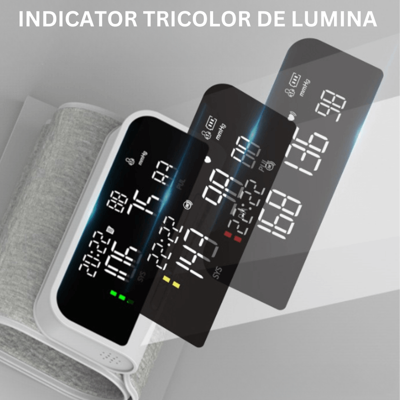 Ingrijire personala si Cosmetice - Sanatate si wellness - Aparate medicale - Tensiometre - Tensiometru de Brat Digital AOJ Medical 33A , Baterie Reincarcabila, Masurare Tensiune Sistolica/Diastolica - Infinity.ro