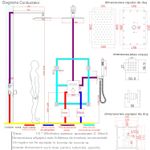 Casa si Gradina - Sanitare - Cazi si cabine de dus - Coloane si seturi de dus - Set de Dus Termostatic Starbath  002TP-28X18B-4NF cu Functie de Masaj si Cap de Dus, LED - Sistem Complet 4 Piese, silve - Infinity.ro