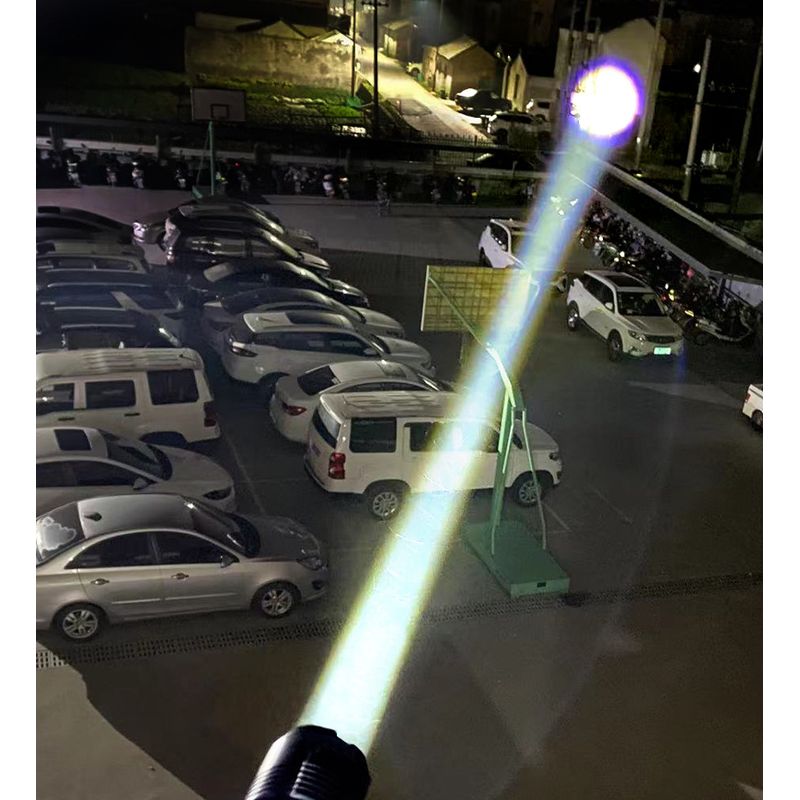 Casa si Gradina - Corpuri si surse de iluminat - Iluminat exterior - Lanterne - Lanterna laser Asafee CA125-2 Ultra-Bright, 10w din aluminiu, profesionala, focus ajustabil, acumulator 18650 - Infinity.ro