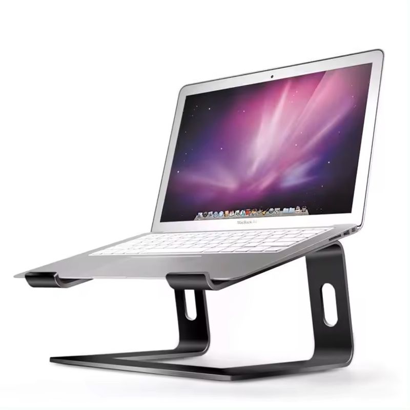 Laptop, Telefoane si Tablete - Laptopuri si accesorii - Accesorii Laptop - Standuri/Coolere notebook - Stand laptop Smarto C8D, fabricat din aluminiu, portabil ergonomic - Infinity.ro