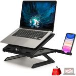 Laptop, Telefoane si Tablete - Laptopuri si accesorii - Accesorii Laptop - Standuri/Coolere notebook - Stand pentru laptop Tronsmart  AP9001-B ergonomic si portabil - Infinity.ro