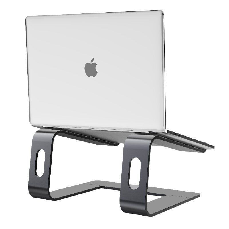 Laptop, Telefoane si Tablete - Laptopuri si accesorii - Accesorii Laptop - Standuri/Coolere notebook - Stand laptop Smarto C8D, fabricat din aluminiu, portabil ergonomic - Infinity.ro