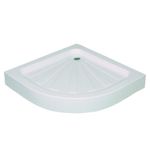 Casa si Gradina - Sanitare - Cazi si cabine de dus - Cadite dus - Cadita de dus semirotunda Italbox, 90x90 cm, Acril - Infinity.ro