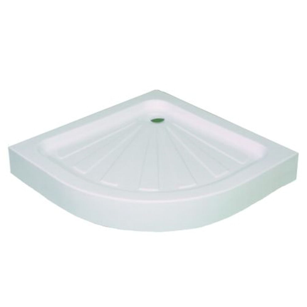 Cadita de dus semirotunda Italbox, 90x90 cm, Acril