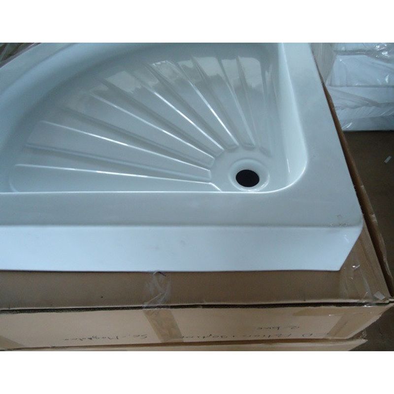 Casa si Gradina - Sanitare - Cazi si cabine de dus - Cadite dus - Cadita de dus semirotunda Italbox, 80x80 cm, Acril - Infinity.ro