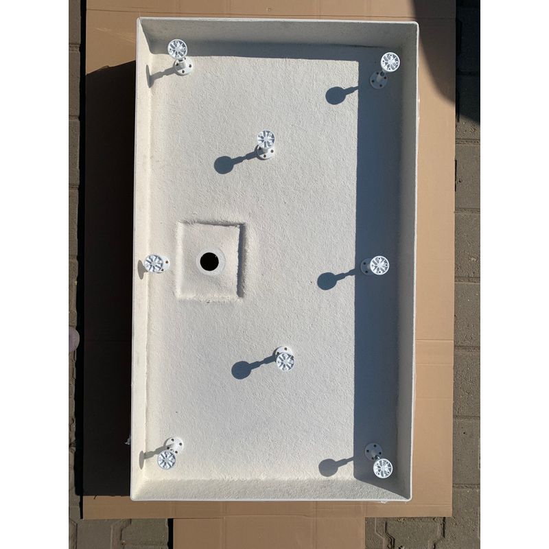 Casa si Gradina - Sanitare - Cazi si cabine de dus - Cabine dus - Cadita dus cu sifon, pachet complet, acril, 120x80xh17cm - Infinity.ro