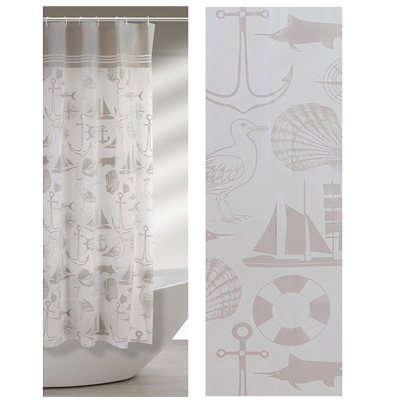 Casa si Gradina - Sanitare - Suporturi si accesorii baie - Accesorii baie - Perdea dus Feridras vinil,180x200 cm - Infinity.ro