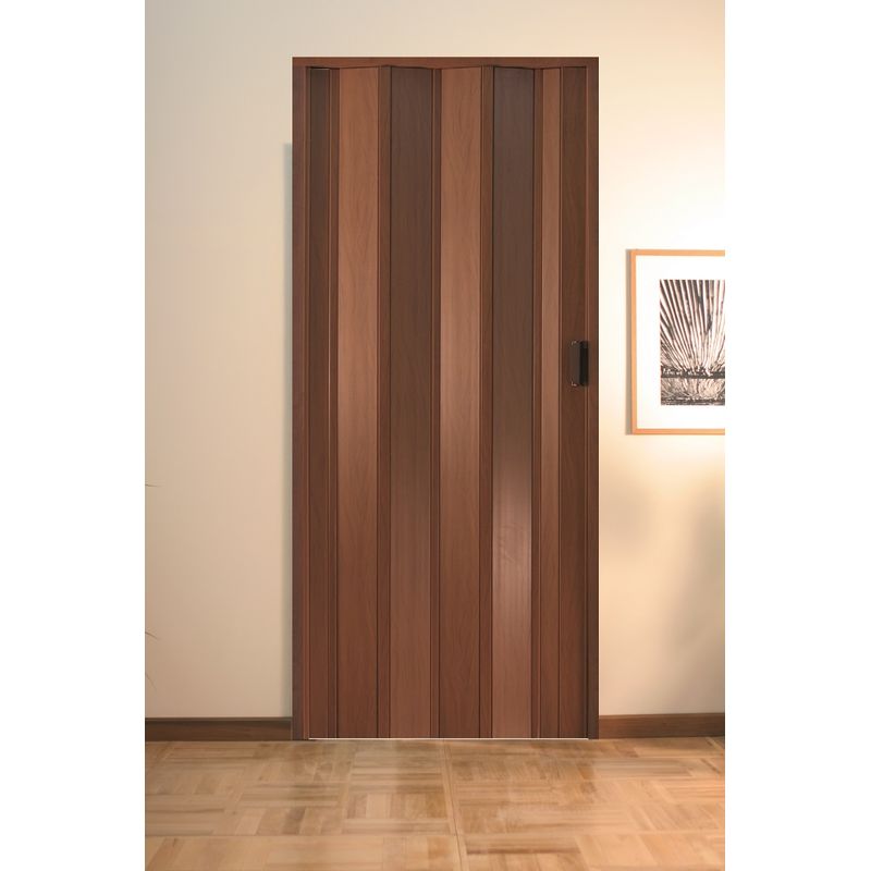 Casa si Gradina - Constructii - Usi interior, exterior si garaj - Usi interior - Usa plianta PVC, 85x203cm, mix nuc, fabricatie Italia - Infinity.ro