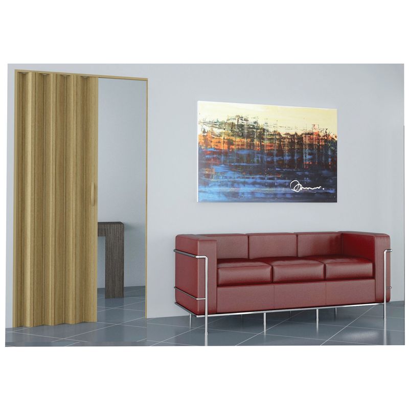 Casa si Gradina - Constructii - Usi interior, exterior si garaj - Usi interior - Usa plianta PVC, 85x203cm, mix stejar, fabricatie Italia - Infinity.ro