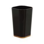 Casa si Gradina - Sanitare - Suporturi si accesorii baie - Accesorii baie - Suport periute Feridras, Bamboo, Negru - Infinity.ro