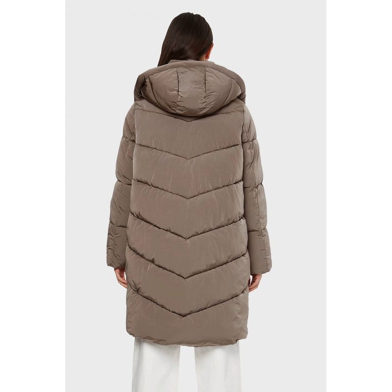 Fashion, accesorii si bijuterii - Femei - Imbracaminte femei - Jachete si geci femei - Geaca din puf Modern Calvin Klein K20K204690 XL INTL Maro - Infinity.ro