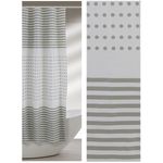 Casa si Gradina - Sanitare - Suporturi si accesorii baie - Accesorii baie - Perdea dus Feridras vinil, 240x200 cm, cu imprimeu bej - Infinity.ro