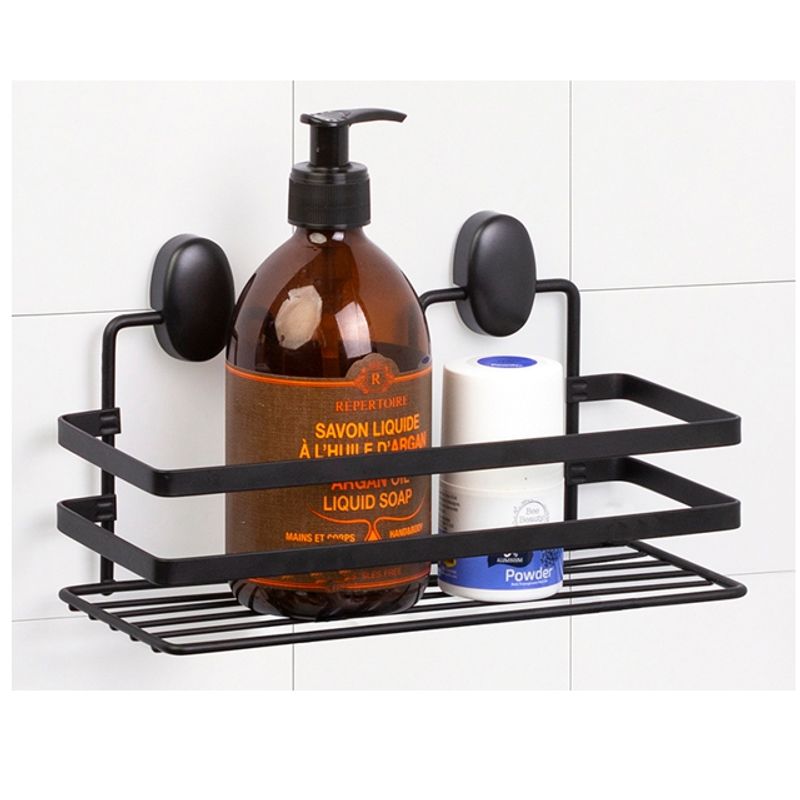 Casa si Gradina - Sanitare - Suporturi si accesorii baie - Accesorii baie - Etajera baie Cover Black, 1 polita, negru - Infinity.ro