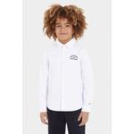 Fashion, accesorii si bijuterii - Copii - Imbracaminte copii - Bluze si camasi copii - Camasa copii Tommy Hilfiger KB0KB08516 128 CM Alb 8 ani - Infinity.ro