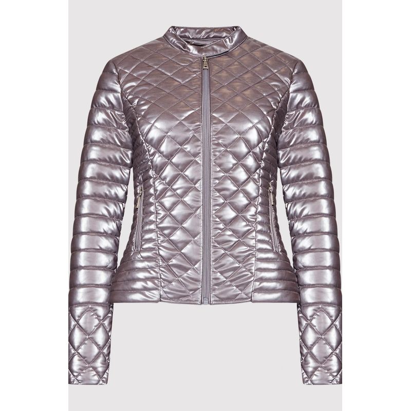 Fashion, accesorii si bijuterii - Femei - Imbracaminte femei - Jachete si geci femei - Geaca New Vona Guess  W2YL01 Gri  L INTL - Infinity.ro