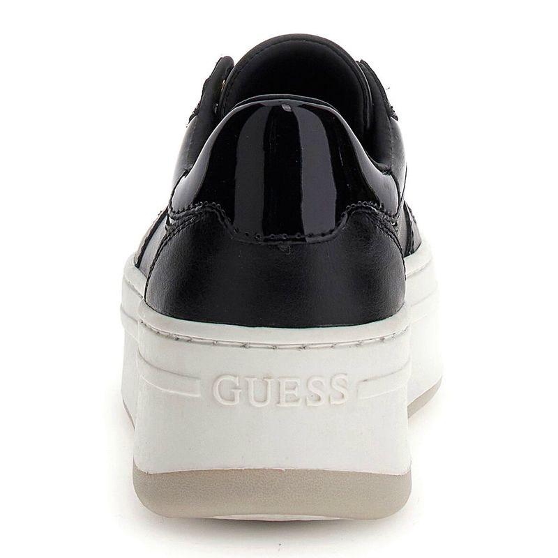 Fashion, accesorii si bijuterii - Femei - Incaltaminte femei - Sneakers si tenisi femei - Pantofi sport de piele Guess FL8LFE 40 EU Negru - Infinity.ro