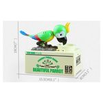 Carti si Birotica - Birotica - Accesorii de birou - Pusculite - Pusculita Papagal verde - Infinity.ro