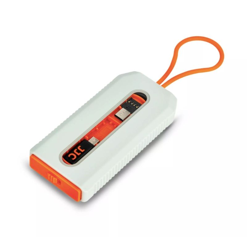 Laptop, Telefoane si Tablete - Telefoane mobile si accesorii - Accesorii Telefoane - Cabluri si adaptoare telefoane - Multiadaptor USB - Type-C la USB-A/Lightning/MicroUSB/OTG, 2 sloturi card/Nano SIM, utila calatorie, Gri/Portocalie - Infinity.ro