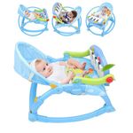 Jucarii, Copii si Bebe - Jucarii si jocuri - Jucarii de exterior - Balansoare copii - Fotoliu Balansoar multifunctional pentru copii, cu pian - Infinity.ro