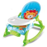 Casa si Gradina - Mobilier - Mobilier copii - Balansoare, leagane si hamace - Balansoar pentru copii cu vibratii si scaun de masa Lion - Infinity.ro