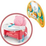 Jucarii, Copii si Bebe - Hrana si alaptare - Scaune de masa bebe - Inaltator de masa 3 in 1 Easygo Roz - Infinity.ro