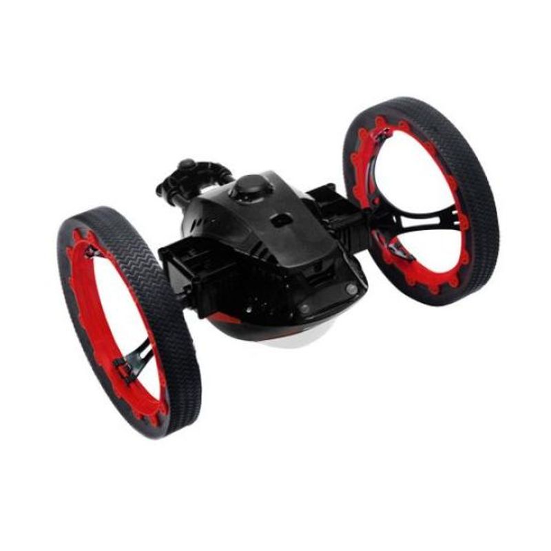 Jucarii, Copii si Bebe - Jucarii si jocuri - Vehicule si jucarii cu telecomanda - Masinute - Masinuta Bounce Car Jumping Stunter-rosie - Infinity.ro